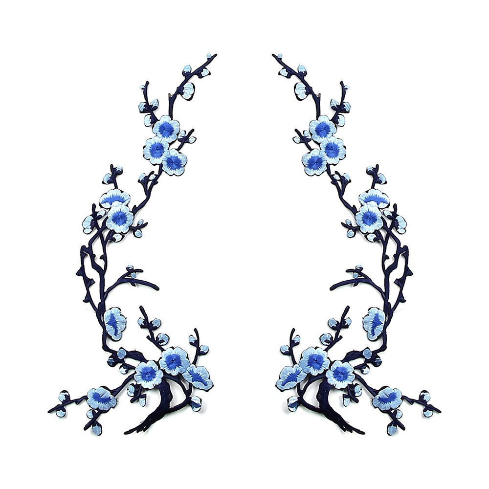 Textile For Sewing - DIY Cherry Blossom Iron On Patches
