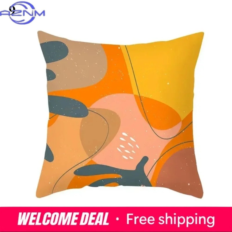 Boho Orange Abstract Cushion C - đánh giá và giá Century Textile & Sewing Supply Online Shopping