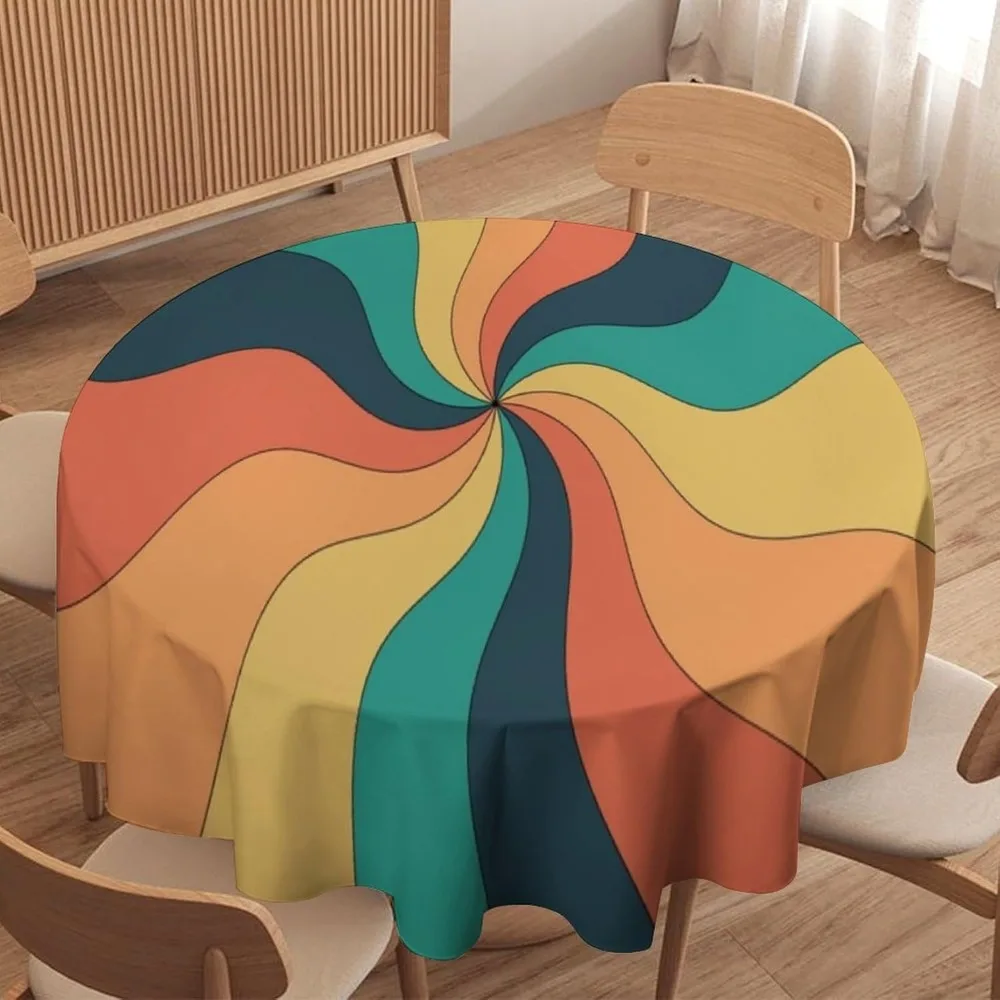 Retro Groovy Swirl Round Table - đánh giá và giá Century Textile & Sewing Supply Online Shopping