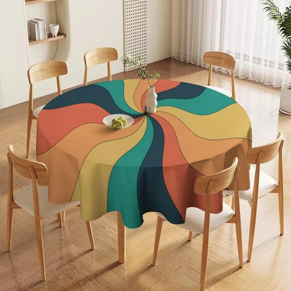 Retro Groovy Swirl Round Table - đánh giá và giá Century Textile & Sewing Supply Online Shopping