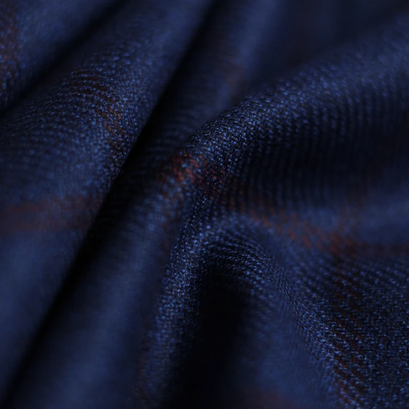 Redraspberry Blue Plaid Worste - đánh giá và giá Sewing Tweed Fabric