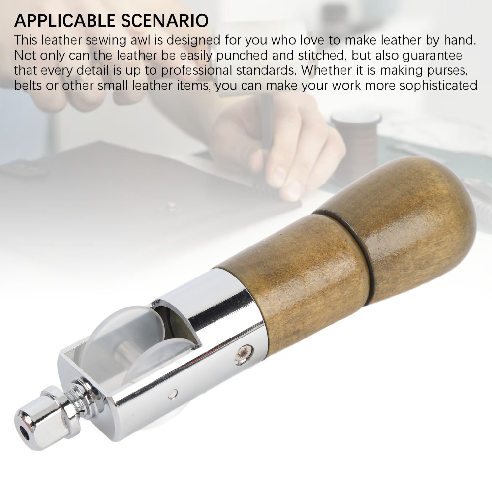 Ergonomic Wooden Handle Leathe - đánh giá và giá Leather Needle Heavy