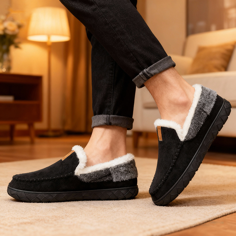 Men's Slippers Home Sewing Plu - đánh giá và giá Sewing Fleece