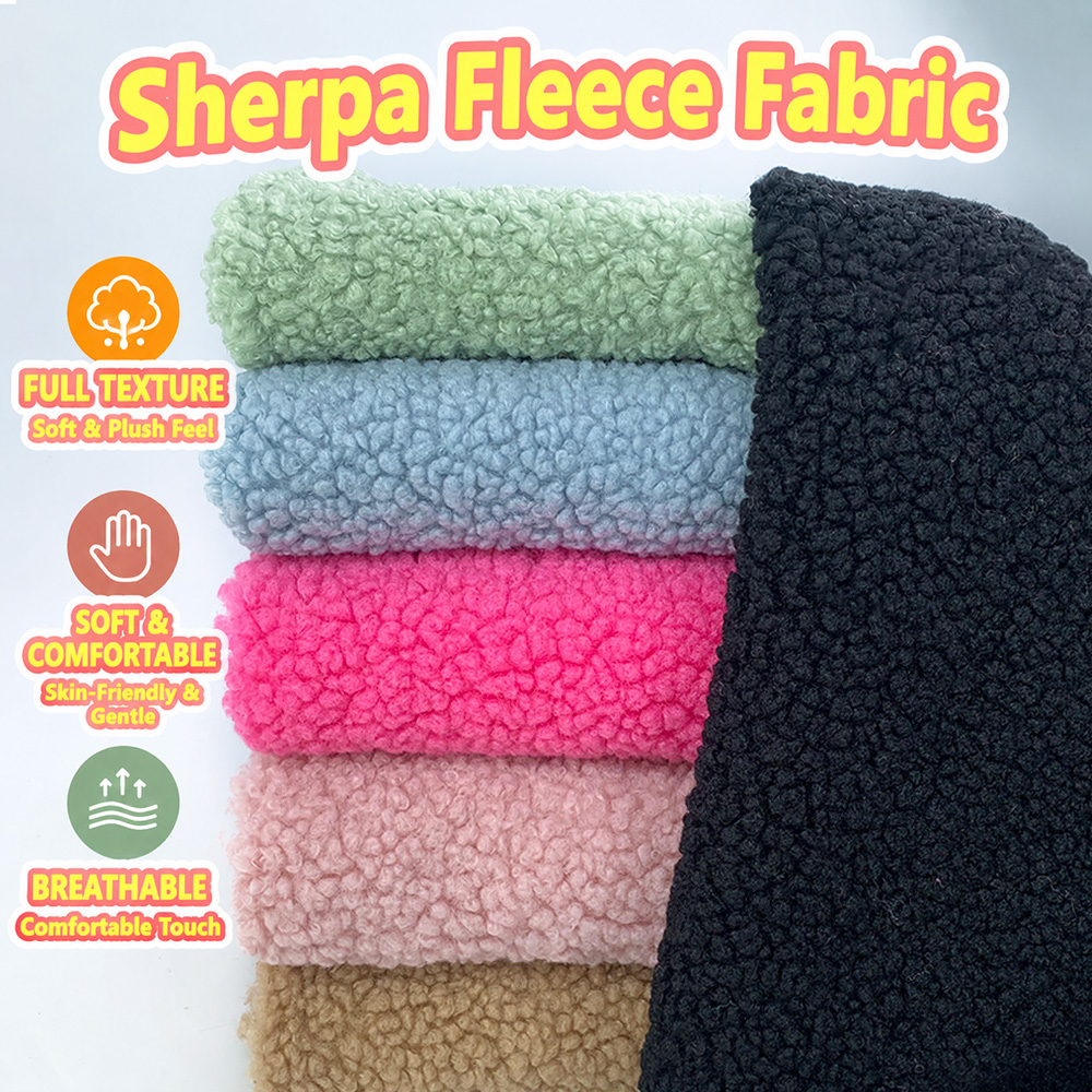 Teddy Sherpa Fleece Fabric Pie - đánh giá và giá Sewing Garments