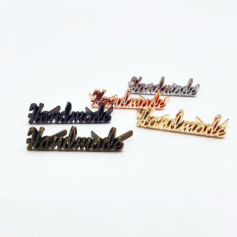 10Pcs Handmade Letter Metal La - đánh giá và giá Sewing Label