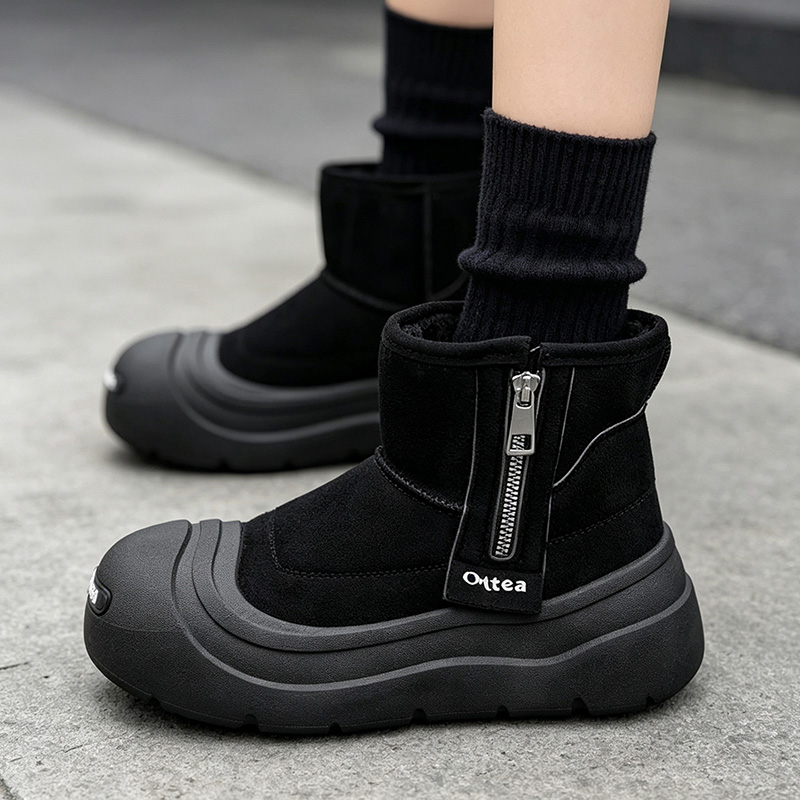 Men's snow boots with warm fle - đánh giá và giá Sewing Fleece